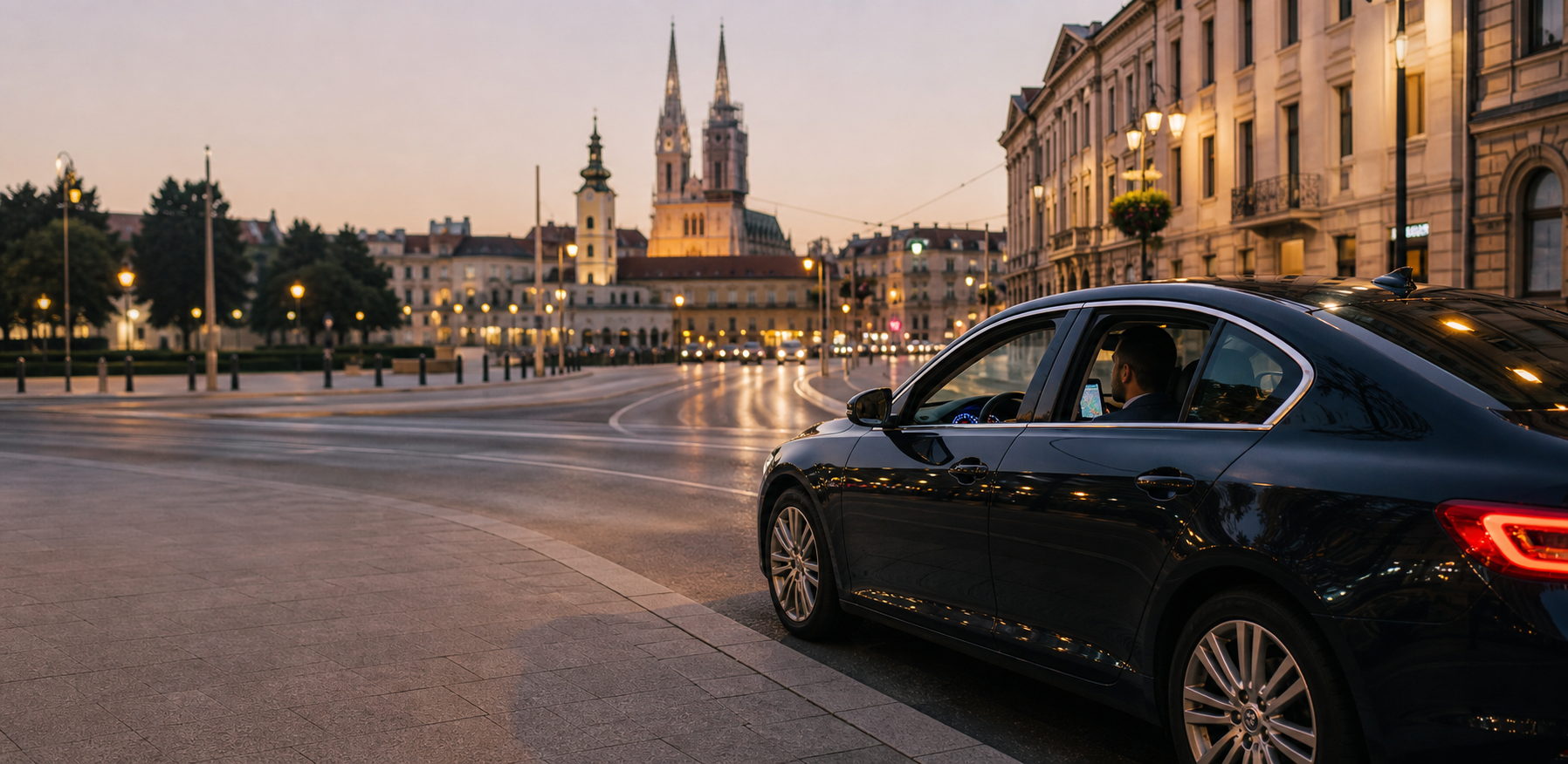 A CroCab ride in the city